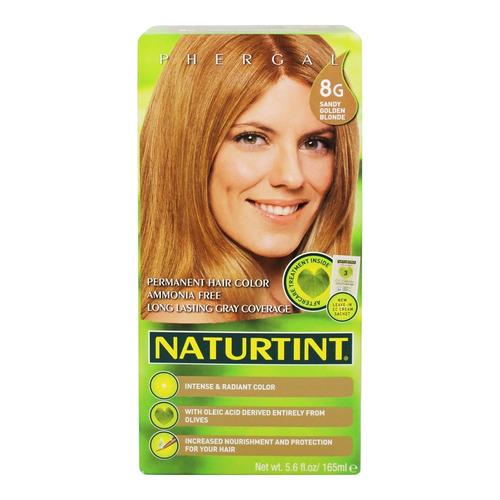 naturtint (优然)-永久头发染料8g sandy金黄白肤金发-4.5 fl. 盎司